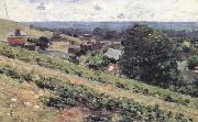 Theodore Robinson From the Hill,Giverny (nn02) oil painting picture wholesale